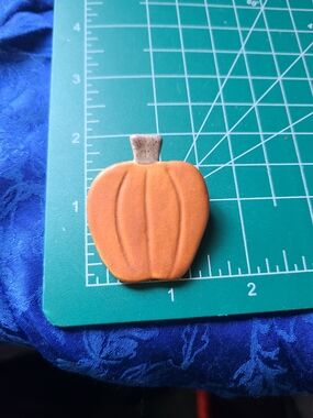 Hand Crafted Orange Pumpkin Pendant